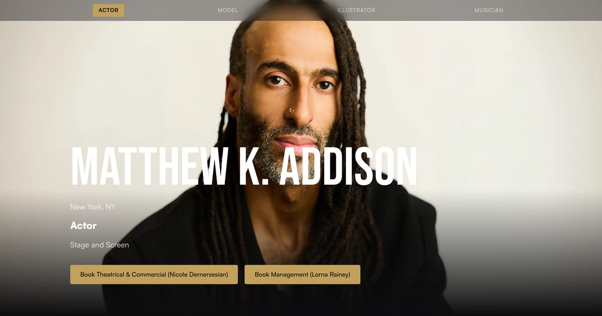 Matthew K. Addison EPK